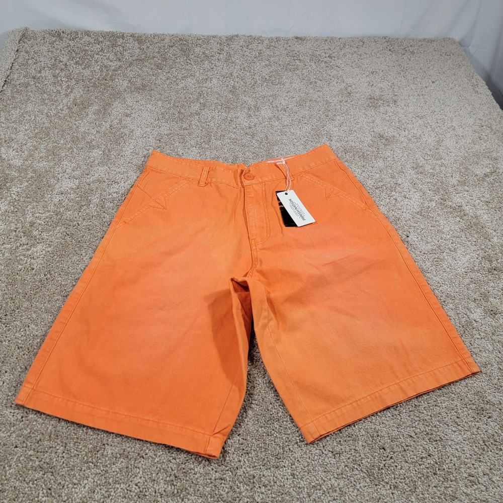 Parish Nation Orange Shorts Menswear Casual Comfort Size‎ 32